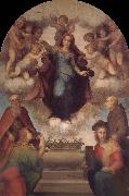 Andrea del Sarto Angel around Virgin Mary USA oil painting artist